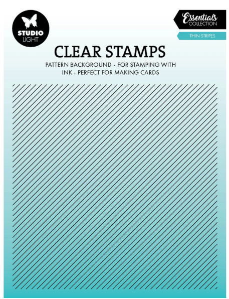 Studio Light Clear Stamp Thin Stripes Essentials 1 PC