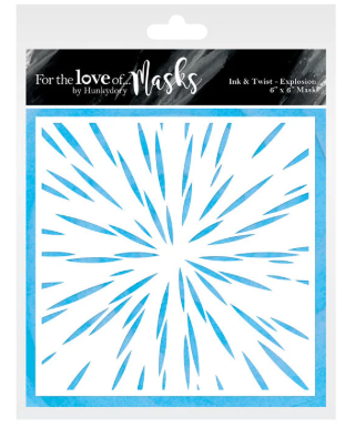 Hunkydory For the Love of Masks - Ink & Twist - Explosion