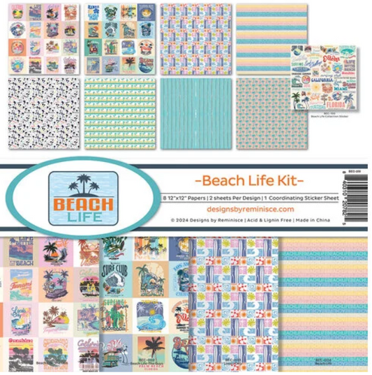 Reminisce Beach Life Kit - 12x12