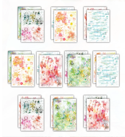 AALL and Create - A6 Design Paper - Vivid Vortex