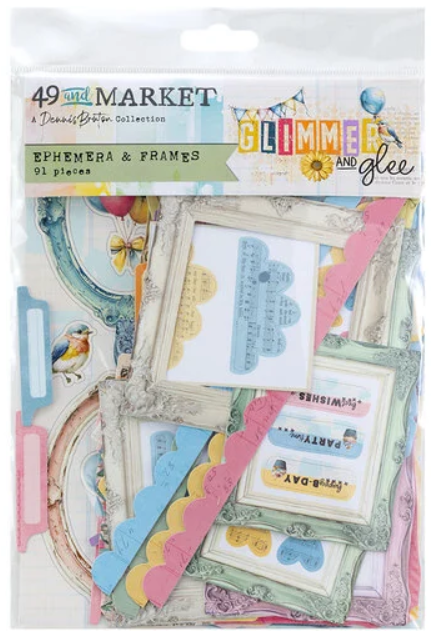 49 & Market Glimmer and Glee Ephemera & Frames