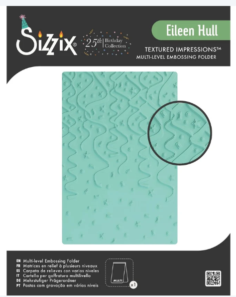 Sizzix Eileen Hull Party Time ML Embossing Folder 667131