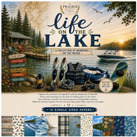 Prairie Paper Studio 12x12 Collection Life on the Lake