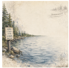 Prairie Paper Studio 12x12 Collection Life on the Lake