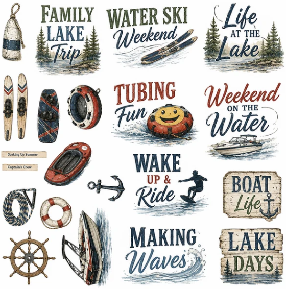 Prairie Paper Studio Life on the Lake Ephemera 7