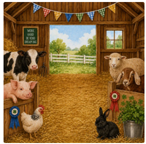 Prairie Paper Studio 12x12 Collection Clover & Champions Livestock (4H)