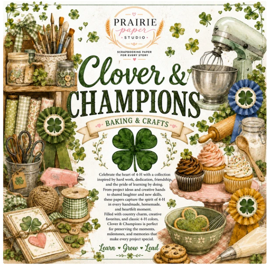 Prairie Paper Studio 12x12 Collection Clover & Champions Baking & Crafts (4H)