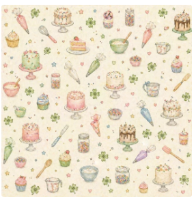 Prairie Paper Studio 12x12 Collection Clover & Champions Baking & Crafts (4H)