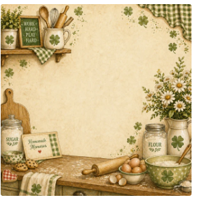 Prairie Paper Studio 12x12 Collection Clover & Champions Baking & Crafts (4H)