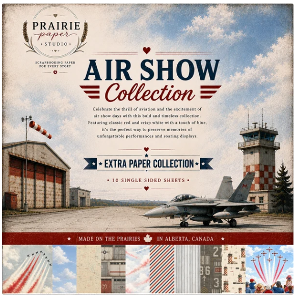 Prairie Paper Studio  12x12 Extra Collection - Air Show