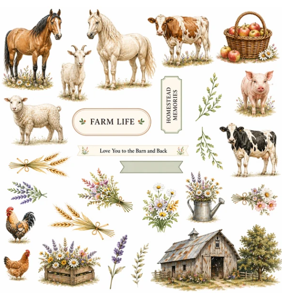 Prairie Paper Studio -Whispering Meadows Ephemera 1