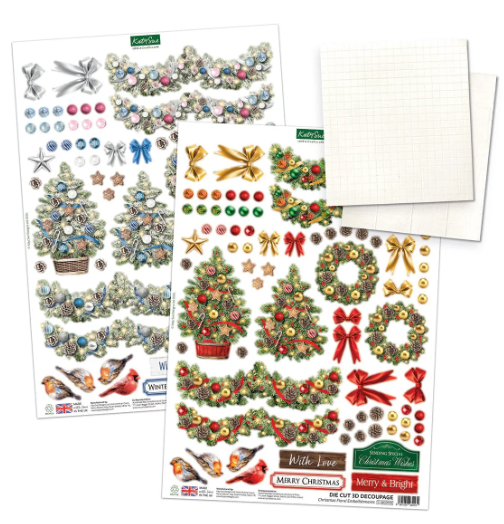 Katy Sue Christmas Garden Picket Fence Card Making Kit