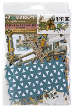 49 & Market Campfire Memories Ephemera & Frame Set