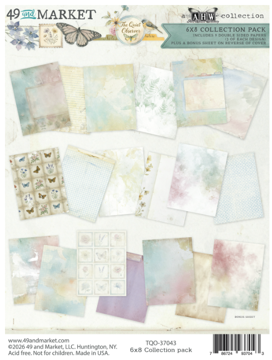 49 & Market The Quiet Observer 6x8 Collection Pack