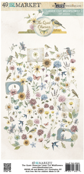 49 & Market The Quiet Observer Laser Cut Wildflowers
