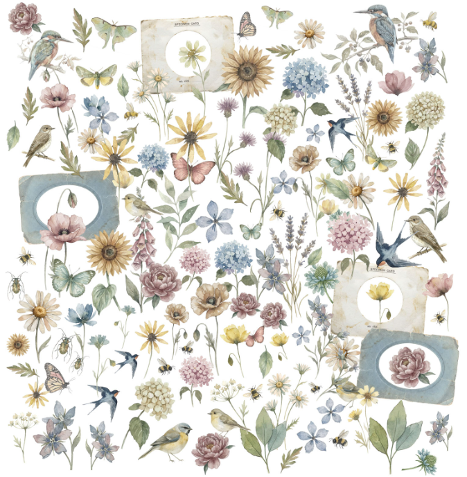 49 & Market The Quiet Observer Laser Cut Wildflowers