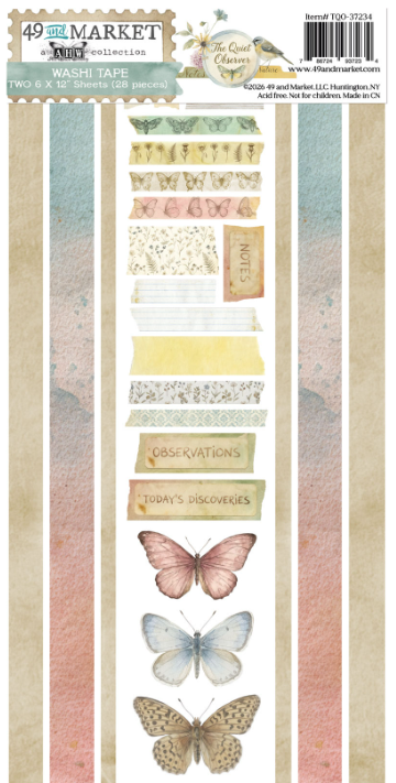 49 & Market The Quiet Observer Washi Tape