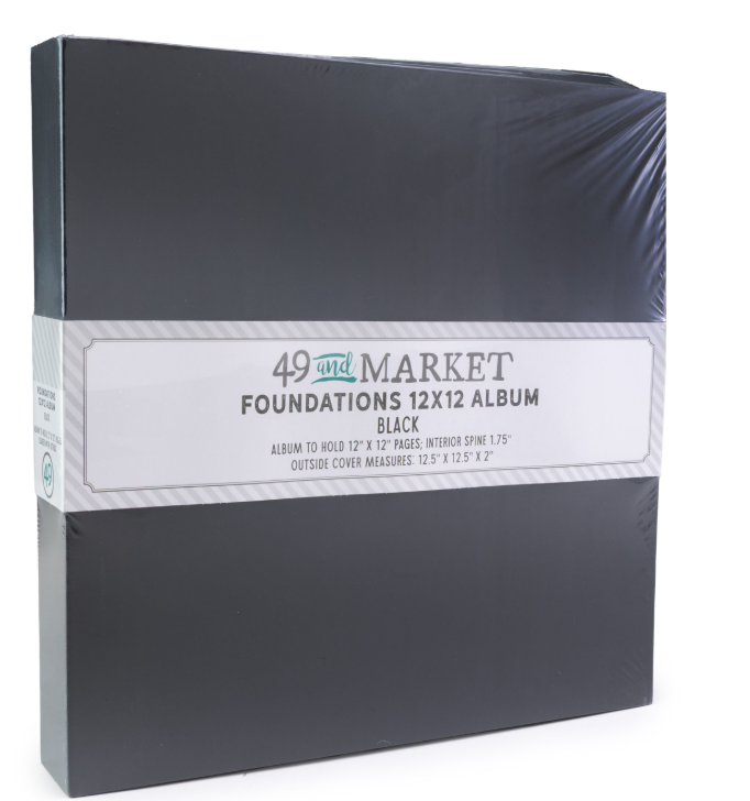 49 & Market Foundations 12×12 Album – Black