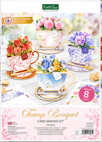 Teacup Bouquet Card Making Kit