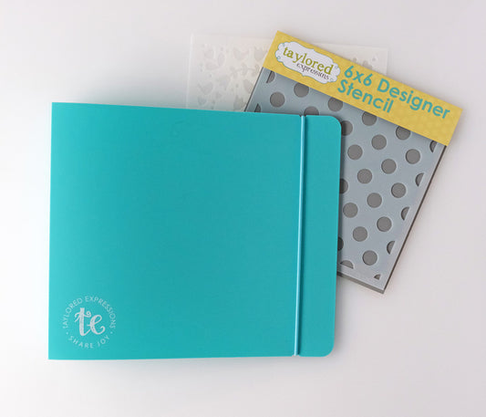 Simple Storage 6X6 Binder with 2 Sleeves