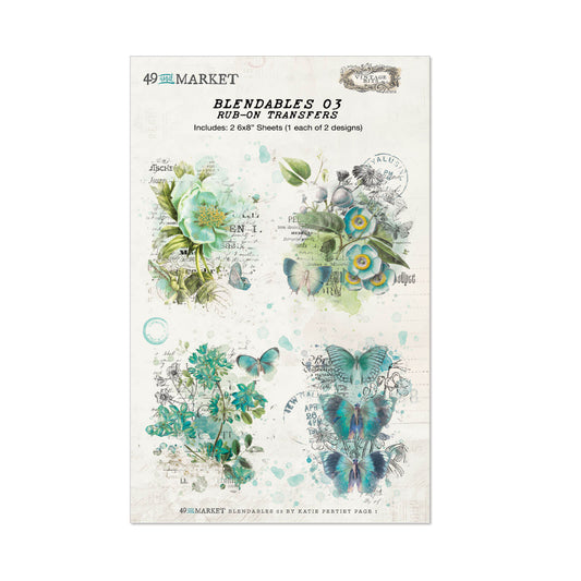 Essential Blendables 03 Rub-On Transfers
