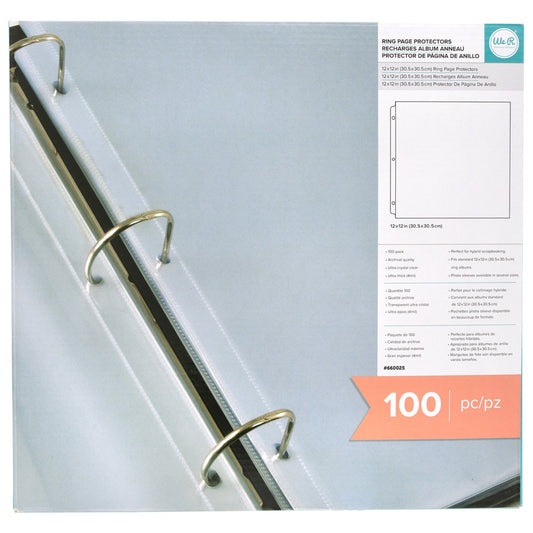 We R Makers 12X12 Page Protectors, 100 Pack