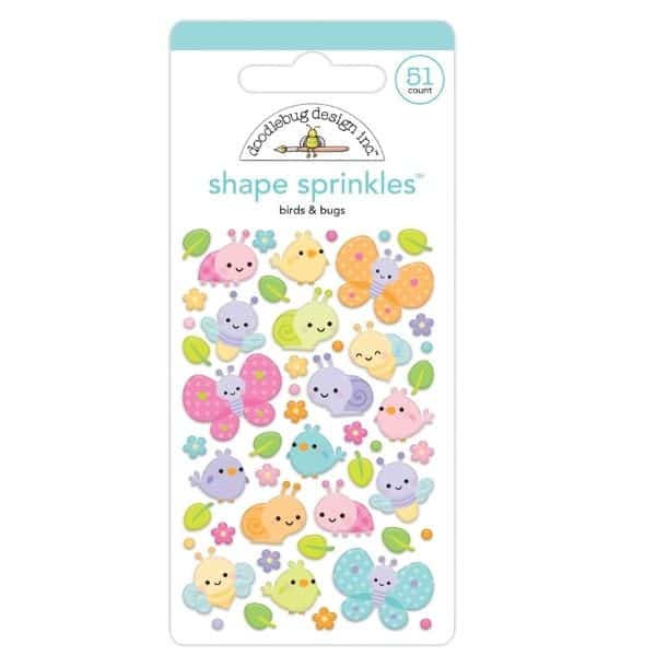 Shape Sprinkles - Birds & Bugs