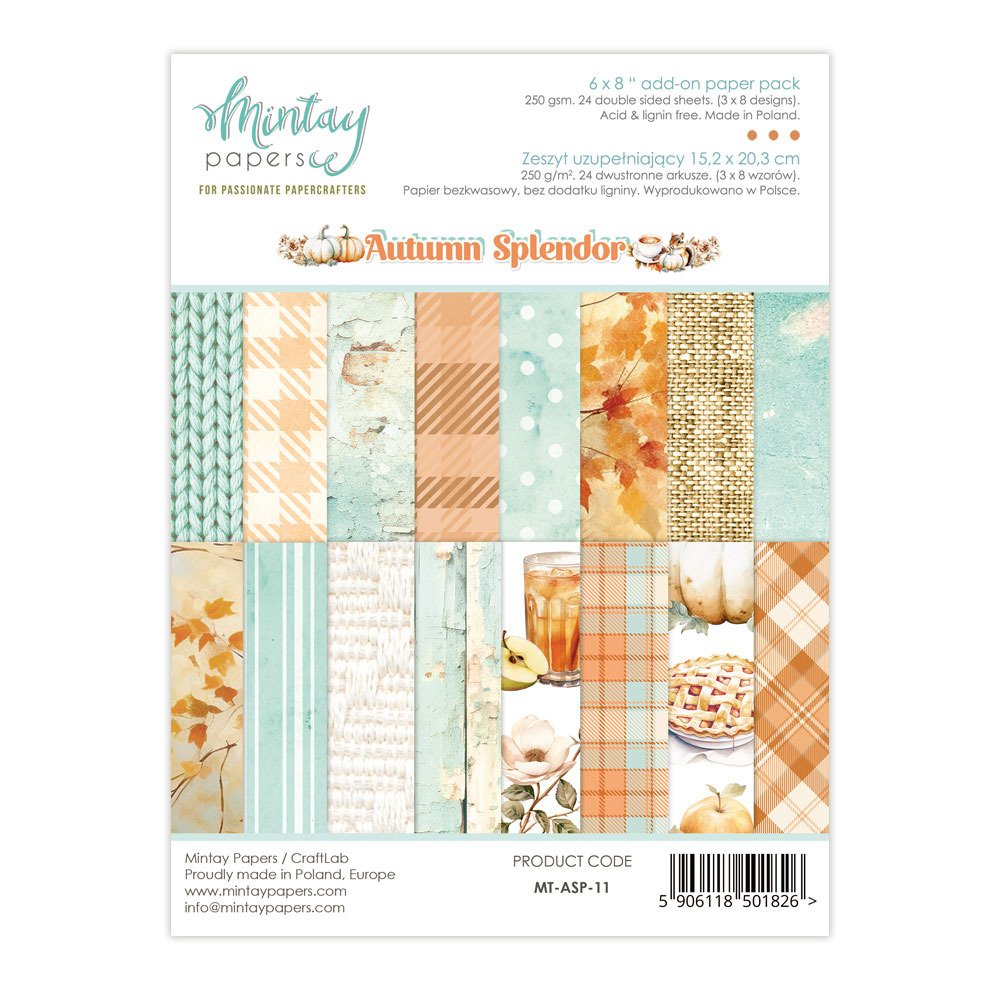 Autumn Splendor 6x8 add-on paper pack
