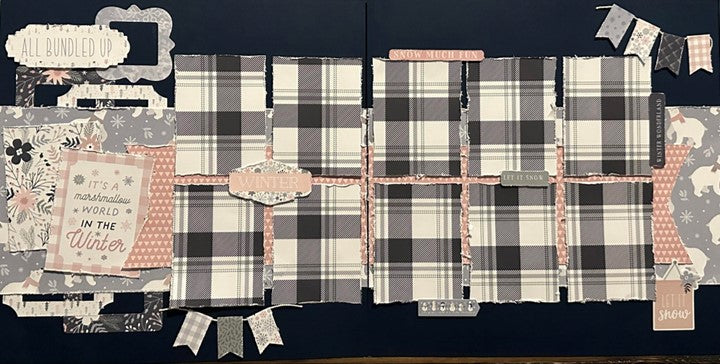 Winterland Scrapbook Page Kit